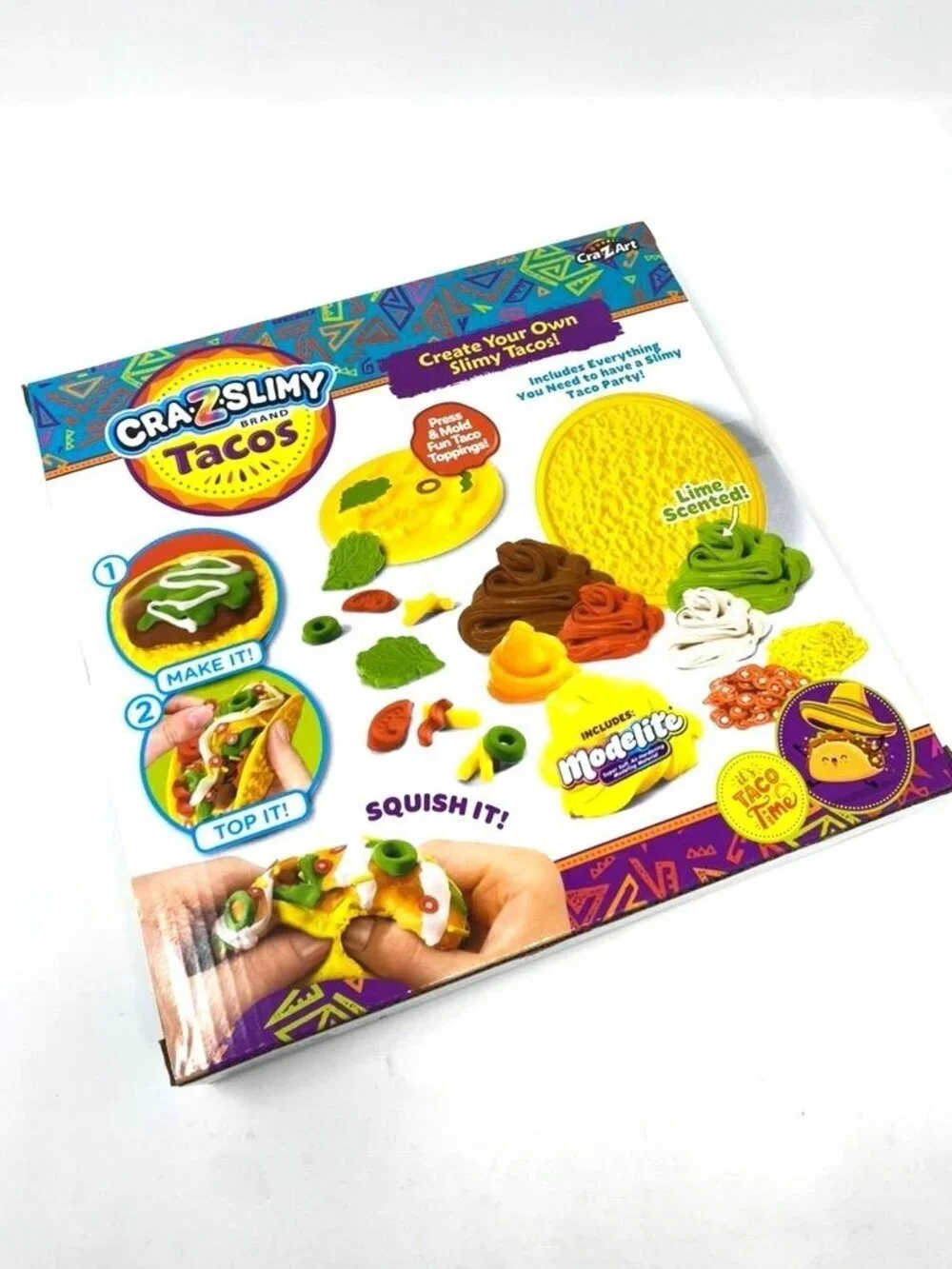 Cra-Z-Slimy Taco Slimes and Putties: 8-Piece Set Focuses on Creativity